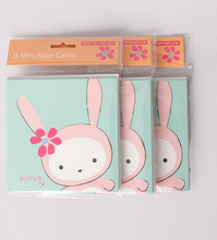 Load image into Gallery viewer, Pack of 8 small square notecards